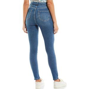 Women's Curvy Fit 1-Button Tailored High Rise Skinny Jean